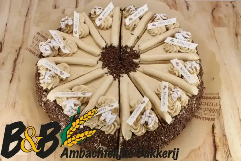 Mocca Taart 12 Stukken Groot